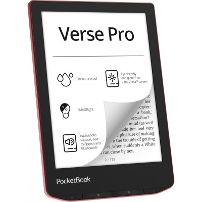 Электронная книга PocketBook 634, Passion Red