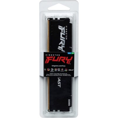 Пам'ять ПК Kingston DDR5 32GB 4800 FURY Beast Чорний