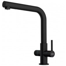 Змішувач для кухні Franke Lina L Clear Water 2.0, довж.виливу - 254 мм, поворотний, 1 важіль , чорний матовий Змішувач для кухні Franke Lina L Clear Water 2.0, довж.виливу - 254 мм, поворотний, 1 важіль , чорний матовий