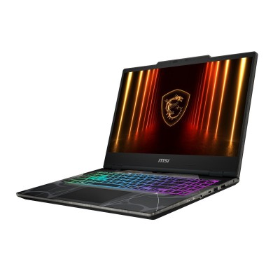 Ноутбук MSI Cyborg 15 B2RWEKG-420XUA 15.6" FHD, Intel 7-240H, 16GB, F1TB, NVD5050-8, DOS, Напівпрозорий чорний