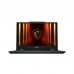 Ноутбук MSI Cyborg 15 B2RWEKG-420XUA 15.6" FHD, Intel 7-240H, 16GB, F1TB, NVD5050-8, DOS, Напівпрозорий чорний