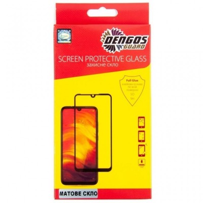Скло захисне DENGOS Full Glue Matte Samsung Galaxy A70/A70s (TGFG-MATT-07) (TGFG-MATT-07)