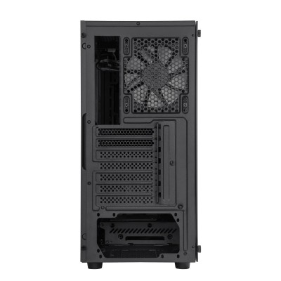 Корпус SilverStone FARA FAB1B-PRO,MidT,USB 3.0x2,USB 2.0x1,4x120мм ARGB,скло(бічна панель),без БЖ,чорний