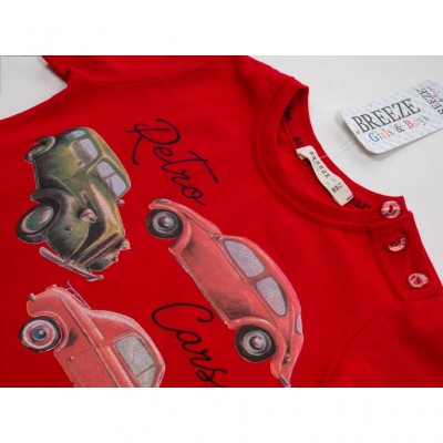 Набір дитячого одягу Breeze з машинками (15928-86B-red)