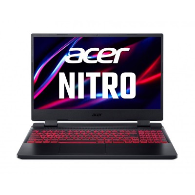 Ноутбук Acer Nitro 5 AN515-58 15.6" FHD IPS, Intel i7-12700H, 16GB, F512GB, NVD4060-8, Lin, чорний