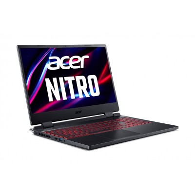 Ноутбук Acer Nitro 5 AN515-58 15.6" FHD IPS, Intel i7-12700H, 16GB, F512GB, NVD4060-8, Lin, чорний