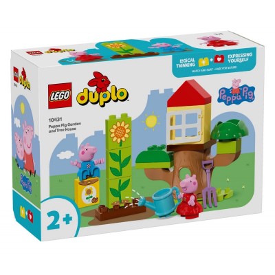 Конструктор LEGO DUPLO Peppa Pig Сад і будиночок на дереві Пеппи