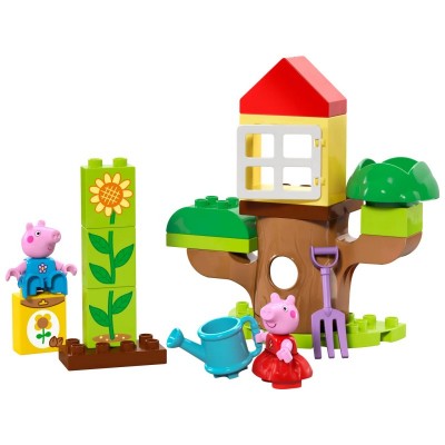 Конструктор LEGO DUPLO Peppa Pig Сад і будиночок на дереві Пеппи