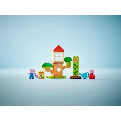 Конструктор LEGO DUPLO Peppa Pig Сад і будиночок на дереві Пеппи