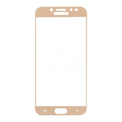 Скло захисне MakeFuture для Samsung J7 2017 (J730) Gold Full Cover Full Glue (MGFCFG-SJ730G)