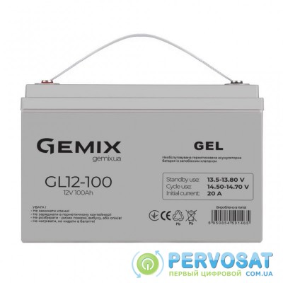 Батарея к ИБП Gemix GL 12В 100 Ач (GL12-100)
