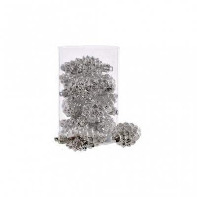 Елочная игрушка Jumi Шишка, 12 шт (6 см) серебро. (5900410544130)
