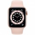 Смарт-часы Apple Watch Series 6 GPS, 40mm Gold Aluminium Case with Pink Sand (MG123UL/A)