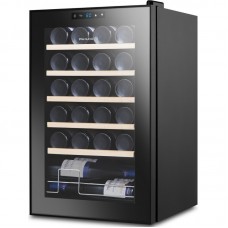 Винна шафа Philco PW24KF 63 л./24 бут./температур 5-18 С/Led-підсвітка/сенсор/дисплей/черний