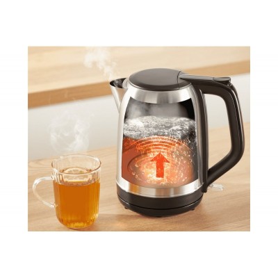 Електрочайник Tefal Subito 1.7л, нерж. сталь, чорний