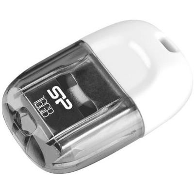 USB флеш накопитель Silicon Power 16GB Touch T09 White USB 2.0 (SP016GBUF2T09V1W)