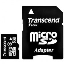 Карта пам'яті Transcend 8Gb microSDHC class 4 (TS8GUSDHC4) Карта пам'яті Transcend 8Gb microSDHC class 4 (TS8GUSDHC4)