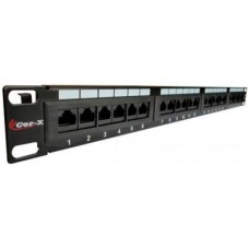 Патч-панель Cor-X 19" 24xRJ-45 UTP cat. 5е, 1U (051349 / TPP24c5e/1) Патч-панель Cor-X 19" 24xRJ-45 UTP cat. 5е, 1U (051349 / TPP24c5e/1)
