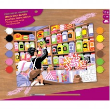 Набір для творчості Sequin Art PAINTING BY NUMBERS SENIOR Магазин солодощів SA1520 Набір для творчості Sequin Art PAINTING BY NUMBERS SENIOR Магазин солодощів SA1520