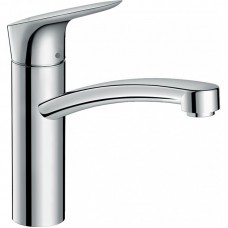 Змішувач для кухні Hansgrohe Logis, довж.виливу - 220мм, поворотний, 1важіль, KM160, хром Змішувач для кухні Hansgrohe Logis, довж.виливу - 220мм, поворотний, 1важіль, KM160, хром