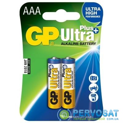 Батарейка GP AAA LR03 Ultra Plus Alcaline * 2 (GP24AUP-2UE2)