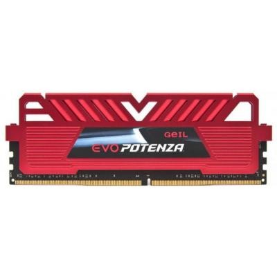 Модуль памяти для компьютера DDR4 16GB 2666 MHz Evo Potenza Red GEIL (GPR416GB2666C19SC)