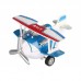 Same Toy Самолет металлический инерционный  Aircraft со светом и музыкой (синий)