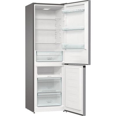Холодильник з нижн. мороз. камерою Gorenje RK6192PS4, 185х60х60см, 2 двері, 208(112)л, А++, механіч. упр. , Зона св-ті, Сріблястий