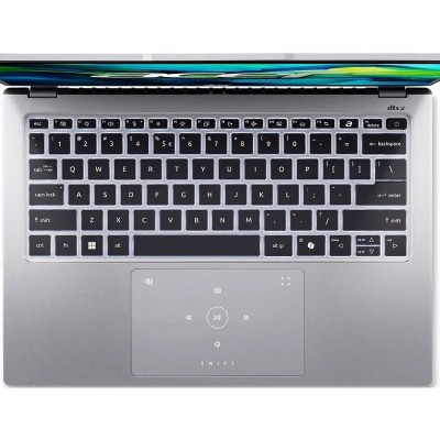 Ноутбук Acer Swift Go 14 SFG14-73T 14&quot; WUXGA IPS Touch, Intel U7-155H, 32GB, F1TB, UMA, Win11, сріблястий