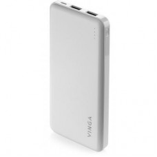 Батарея універсальна Vinga 10000 mAh white (BTPB1910WH) Батарея універсальна Vinga 10000 mAh white (BTPB1910WH)