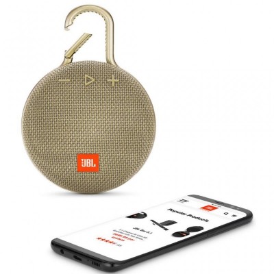 Акустична система JBL Clip 3 Sand (JBLCLIP3SAND)