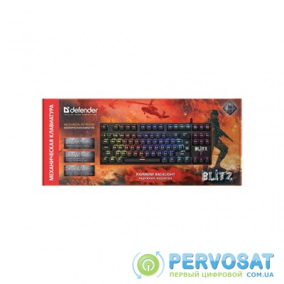 Клавиатура Defender Blitz GK-240L Black (45240)
