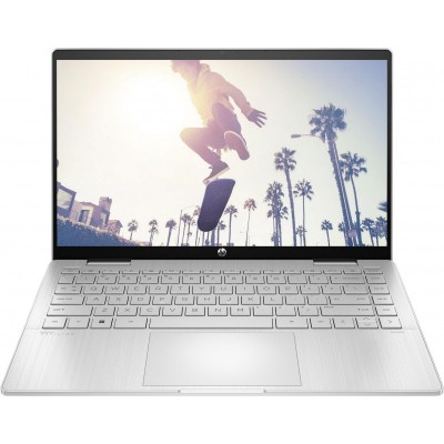 Ноутбук HP Pavilion x360 14-ek2002ua 14" FHD IPS Touch, Intel 7-150U, 16GB, F1024GB, UMA, DOS, сріблястий
