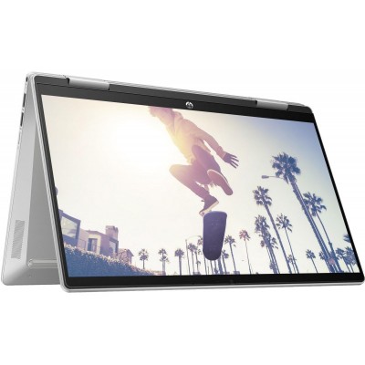 Ноутбук HP Pavilion x360 14-ek2002ua 14" FHD IPS Touch, Intel 7-150U, 16GB, F1024GB, UMA, DOS, сріблястий