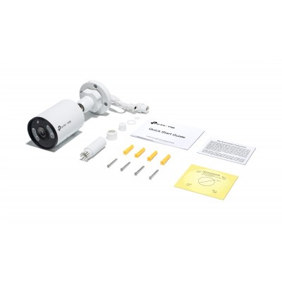 IP-Камера TP-LINK VIGI C345-2,8, PoE, 4Мп, 2,8 мм, H265+, IP66, Bullet, кольорове нічне бачення, зовнішня