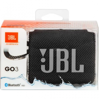 Акустическая система JBL Go 3 Black (JBLGO3BLK)