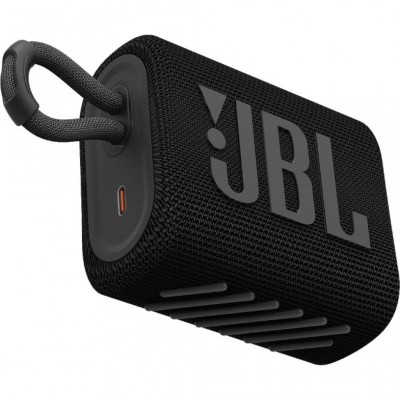 Акустическая система JBL Go 3 Black (JBLGO3BLK)