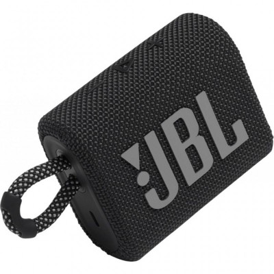 Акустическая система JBL Go 3 Black (JBLGO3BLK)