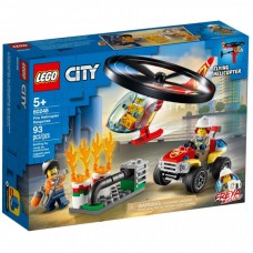 Конструктор LEGO City Fire Пожежний загін на вертольоті 93 деталі (60248) Конструктор LEGO City Fire Пожежний загін на вертольоті 93 деталі (60248)