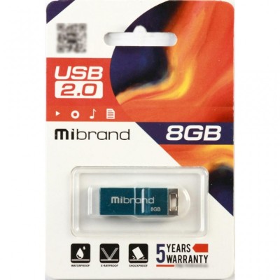 USB флеш накопитель Mibrand 8GB Сhameleon Light Blue USB 2.0 (MI2.0/CH8U6LU)