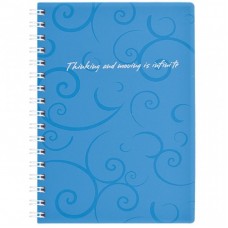 Блокнот Buromax spiral side, А6, 80sheets, Barocco, square, blue (BM.2589-614) Блокнот Buromax spiral side, А6, 80sheets, Barocco, square, blue (BM.2589-614)