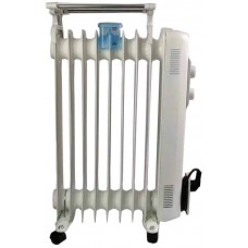 Обігрівач оливний RM Electric, 20м2, 2000Вт, мех. упр-ння, 9 секцій, зволожувач, сушарка, білий Обігрівач оливний RM Electric, 20м2, 2000Вт, мех. упр-ння, 9 секцій, зволожувач, сушарка, білий