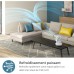 Вентилятор Philips настільний Series 2000, 22см, 28Вт, таймер, поворот 180, білий