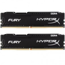 Модуль пам'яті для комп'ютера DDR4 16GB (2x8GB) 2666 MHz HyperX FURY Black Kingston (HX426C16FB2K2/16)