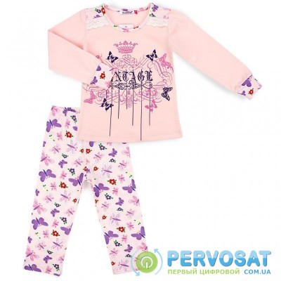 Пижама Matilda с бабочками (4858-2-92G-pink)