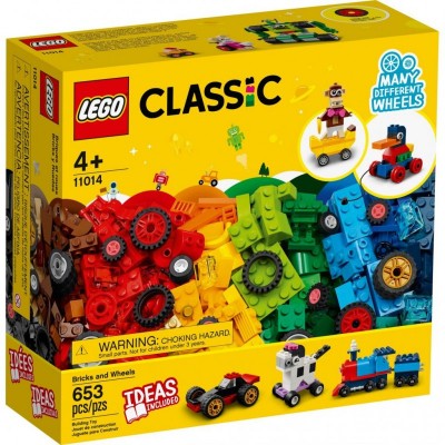 Конструктор LEGO Classic Кубики и колеса (11014)