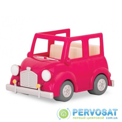 Li`l Woodzeez Транспорт - Розовая машина с чемоданом