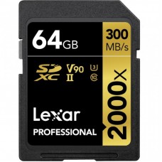 Карта пам'яті Lexar 64GB SDXC class 10 UHS-II 2000x Professional (LSD2000064G-BNNNG) Карта пам'яті Lexar 64GB SDXC class 10 UHS-II 2000x Professional (LSD2000064G-BNNNG)