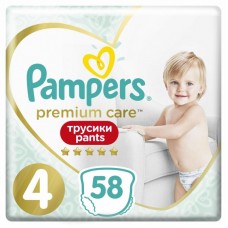 Підгузок Pampers Premium Care Pants Maxi Розмір 4 58 шт (8001090759993) Підгузок Pampers Premium Care Pants Maxi Розмір 4 58 шт (8001090759993)