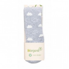 Колготки Bibaby махрові з хмаринками (68379-68-graywhite) Колготки Bibaby махрові з хмаринками (68379-68-graywhite)